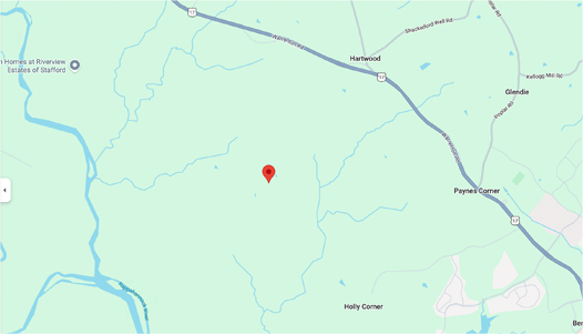 Map of 60 Jack Ellington Rd., Fredericksburg, VA 22406